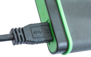 USB drive and cable